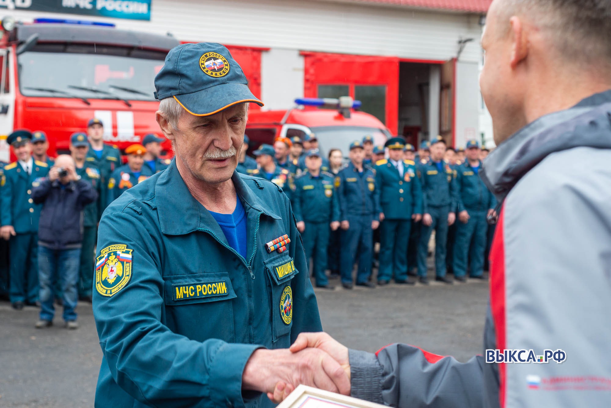 Пожарные отметили профессиональный праздник ?